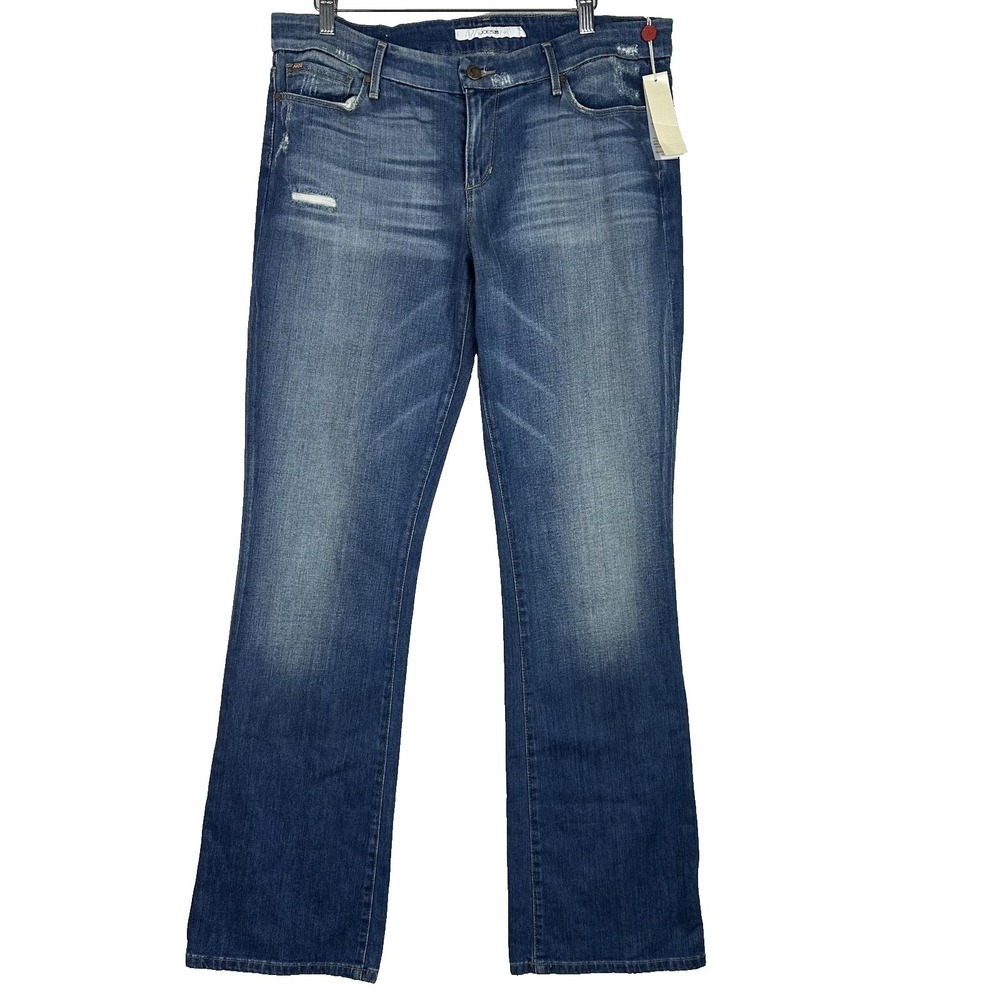Joe's Jeans Sasha Socialite Bootcut Jeans Women's 32 Medium Wash Mid Rise NWT